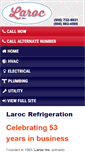 Mobile Screenshot of larocrefrigeration.com